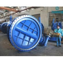 Double Flanged Connection Butterfly Valve